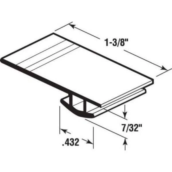 Brand new ⭐ Prime-Line 7/8 in. to 1-3/8 in. x 7 ft. Black Vinyl Bug Seal 🎉 4 Brand new ⭐ Prime-Line 7/8 in. to 1-3/8 in. x 7 ft. Black Vinyl Bug Seal 🎉 - Image 2
