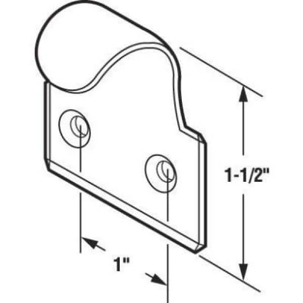 New ⭐ Prime-Line Sash Lift, 1 in. Hole Centers, Steel, Chrome Finish 🤩 4 New ⭐ Prime-Line Sash Lift, 1 in. Hole Centers, Steel, Chrome Finish 🤩 - Image 2