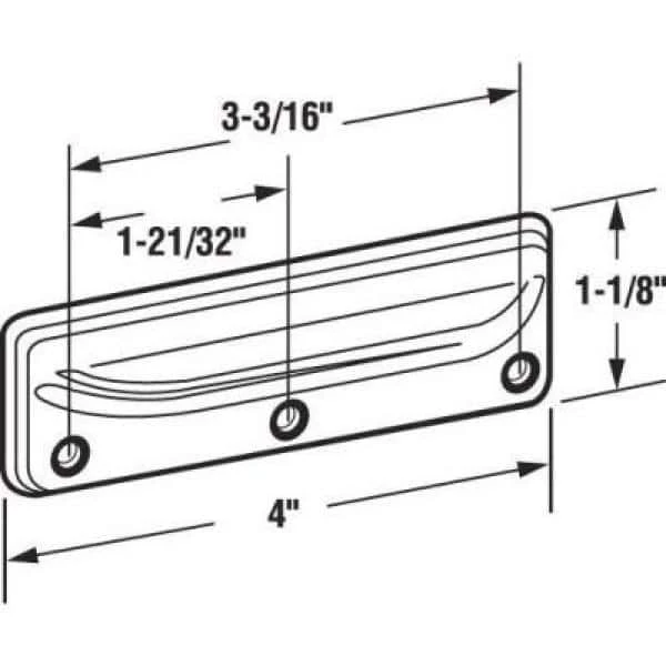 Discount โ๏ธ Prime-Line Deluxe Style Wood Window Sash Lift, 3-3/16 in. Hole Centers, Steel, Brass Finish ๐ฏ 3 Discount โ๏ธ Prime-Line Deluxe Style Wood Window Sash Lift, 3-3/16 in. Hole Centers, Steel, Brass Finish ๐ฏ - Image 2