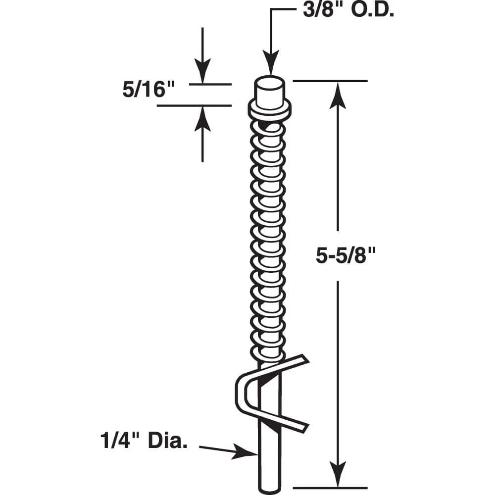 Wholesale ๐ฅฐ Prime-Line 5-5/8 in., Bi-Fold Door Top Guide Rod, Benchmark ๐ฏ 4 Wholesale ๐ฅฐ Prime-Line 5-5/8 in., Bi-Fold Door Top Guide Rod, Benchmark ๐ฏ - Image 2