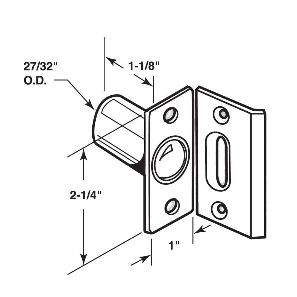Coupon 🤩 Prime-Line 27/32 in. Brass-Plated Housing and Plates, Steel Ball Catch and Inner Spring for use with Hinged Doors 🛒 4 Coupon 🤩 Prime-Line 27/32 in. Brass-Plated Housing and Plates, Steel Ball Catch and Inner Spring for use with Hinged Doors 🛒 - Image 2