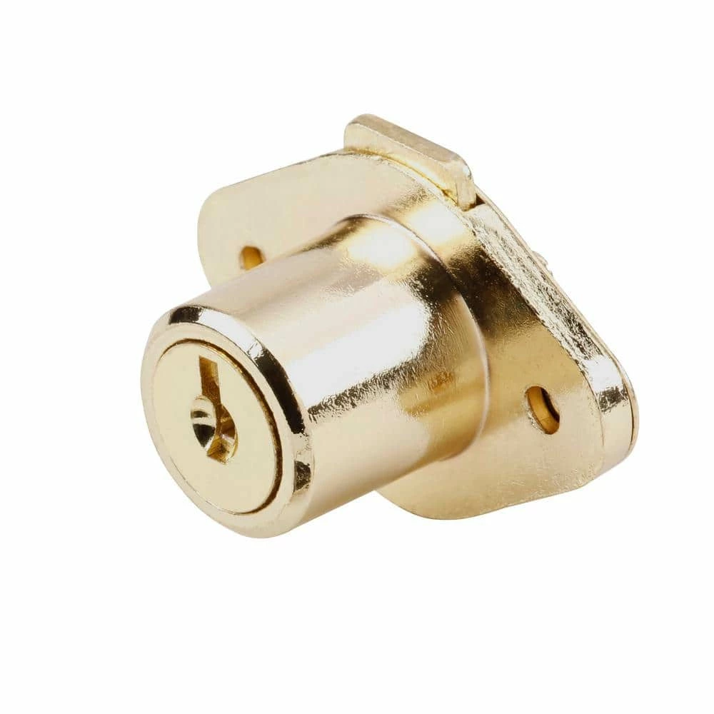 Best Sale 🛒 Prime-Line Drawer and Cabinet Lock, 7/8 in., Diecast, Brass Plated, Yale Keyway ⌛ 5 Best Sale 🛒 Prime-Line Drawer and Cabinet Lock, 7/8 in., Diecast, Brass Plated, Yale Keyway ⌛ - Image 3