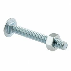 Deals 😀 Prime-Line 1/4-20 Carriage Bolts and Nuts with Smooth, Domed Heads (12-pack) 🔔