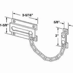 Coupon 😍 Prime-Line Chain Door Guard, Solid Brass w/Steel Chain, Polished Brass Finish 🔔 -Hot Sale Prime-Line Shop prime line chain locks u 9907 40 1000