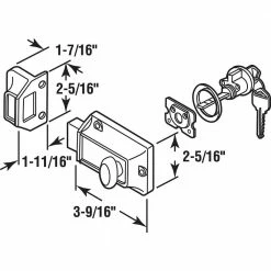 Budget ๐ Prime-Line Single Cylinder Rim Deadlatch, Diecast, Brass ๐ 13 Budget ๐ Prime-Line Single Cylinder Rim Deadlatch, Diecast, Brass ๐ -Hot Sale Prime-Line Shop prime line deadbolts u 9956 c3 1000