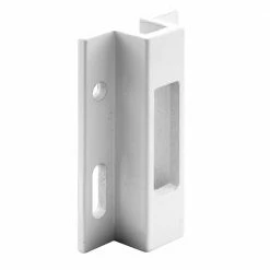 Buy 👏 Prime-Line White Extruded Aluminum Sliding Door Lock Keeper ✨