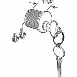 Deals 😀 Prime-Line Mortise Cylinder, 1-1/4 in., Solid Polished Brass, 5 Pin Tumbler 🌟 -Hot Sale Prime-Line Shop prime line door lock accessories e 2562 40 1000