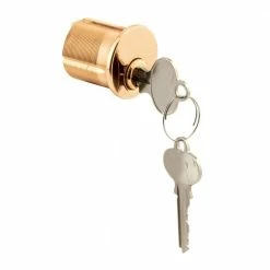Deals ๐ Prime-Line Mortise Cylinder, 1-1/4 in., Solid Polished Brass, 5 Pin Tumbler ๐