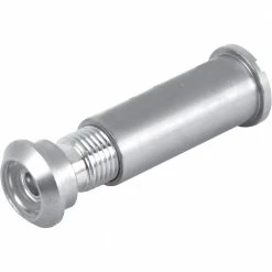 Hot Sale 🛒 Prime-Line Door Viewer, 15/32 in. x 160-Degree, Solid Brass Housing, Glass Lens is U.L. Listed, Satin Nickel Plated Finish 😀