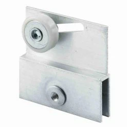 New 🤩 Prime-Line Frameless Sliding Shower Door Top Bracket, 3/4 in., Flat Plastic Wheel, Steel Ball Bearings 😉