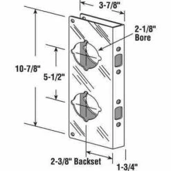 Discount 🥰 Prime-Line Lock and Door Reinforcer, 5-1/2 in., 2-3/8 in. x 1-3/4 in., Stainless Steel 🥰 -Hot Sale Prime-Line Shop prime line door security bars u 10539 a0 1000