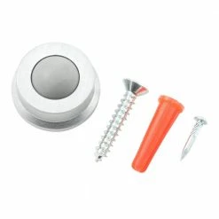 Buy ❤️ Prime-Line 1 in., Cast Brass, Brushed Chrome, Wall Stop with Convex Bumper ✨ -Hot Sale Prime-Line Shop prime line door stops j 4647 40 1000