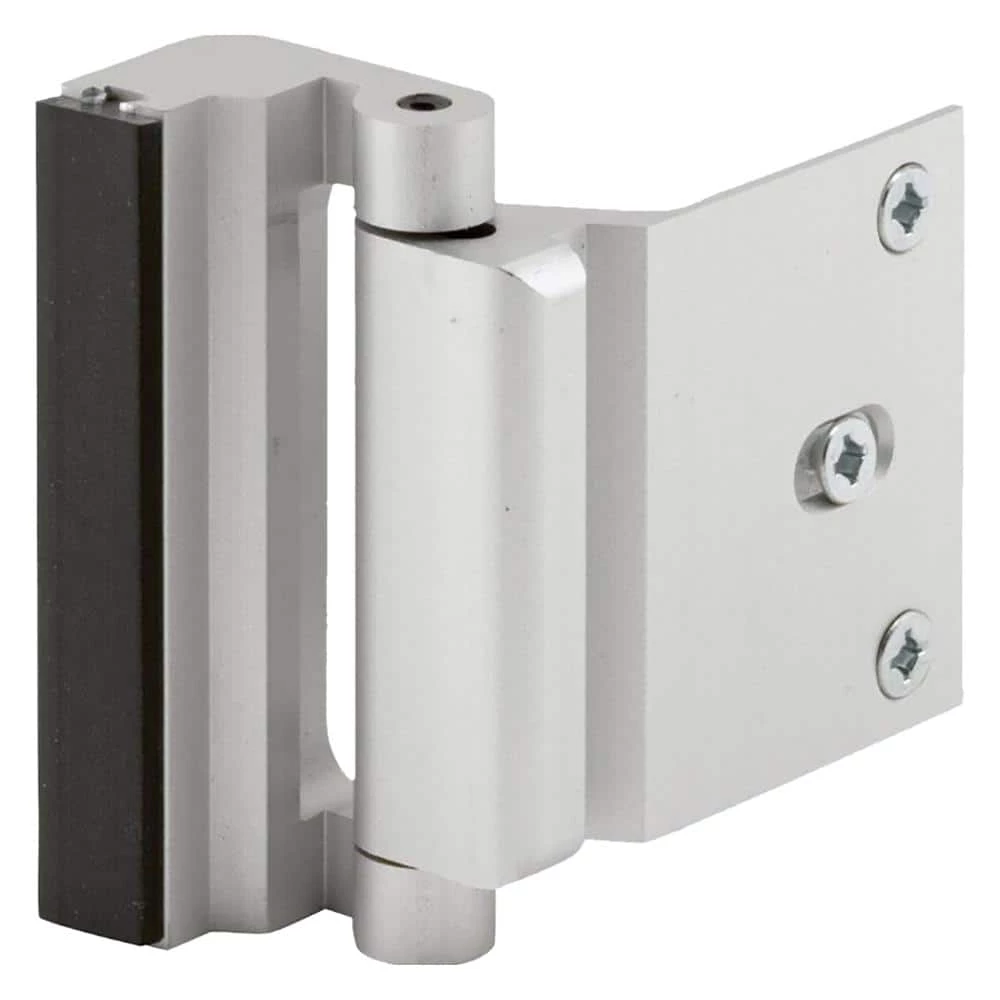 Hot Sale 🤩 Prime-Line Door Reinforcement Lock, 3 in. Stop, Aluminum Construction, Satin Nickel Anodized Finish 🔔 6 Hot Sale 🤩 Prime-Line Door Reinforcement Lock, 3 in. Stop, Aluminum Construction, Satin Nickel Anodized Finish 🔔 - Image 4