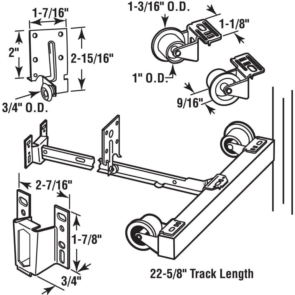 Budget ⌛ Prime-Line 22-5/8 in., Galvanized Steel, Mono-rail Drawer Slide Kit 🎉 9 Budget ⌛ Prime-Line 22-5/8 in., Galvanized Steel, Mono-rail Drawer Slide Kit 🎉 - Image 7
