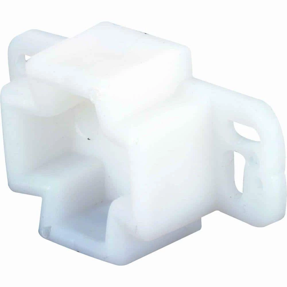 Flash Sale 😀 Prime-Line White, Plastic, Center Rail Drawer Track Rail Support Bracket (2-pack) 🤩 3 Flash Sale 😀 Prime-Line White, Plastic, Center Rail Drawer Track Rail Support Bracket (2-pack) 🤩