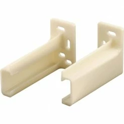 Coupon ๐ฅฐ Prime-Line Drawer Track Back Plate, 3/8 in. x 1 in., Plastic, White (1-pair) ๐คฉ