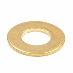 Best Sale 😉 Prime-Line 5/16 in. x 3/4 in. O.D. SAE Solid Brass Flat Washers (50-Pack) 👏