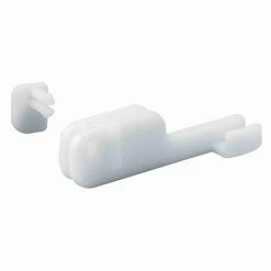 Budget ๐ Prime-Line Shower Door Bottom Guide, 2 in. Reach, Nylon Construction, Bottom Mount (2-pack) โค๏ธ