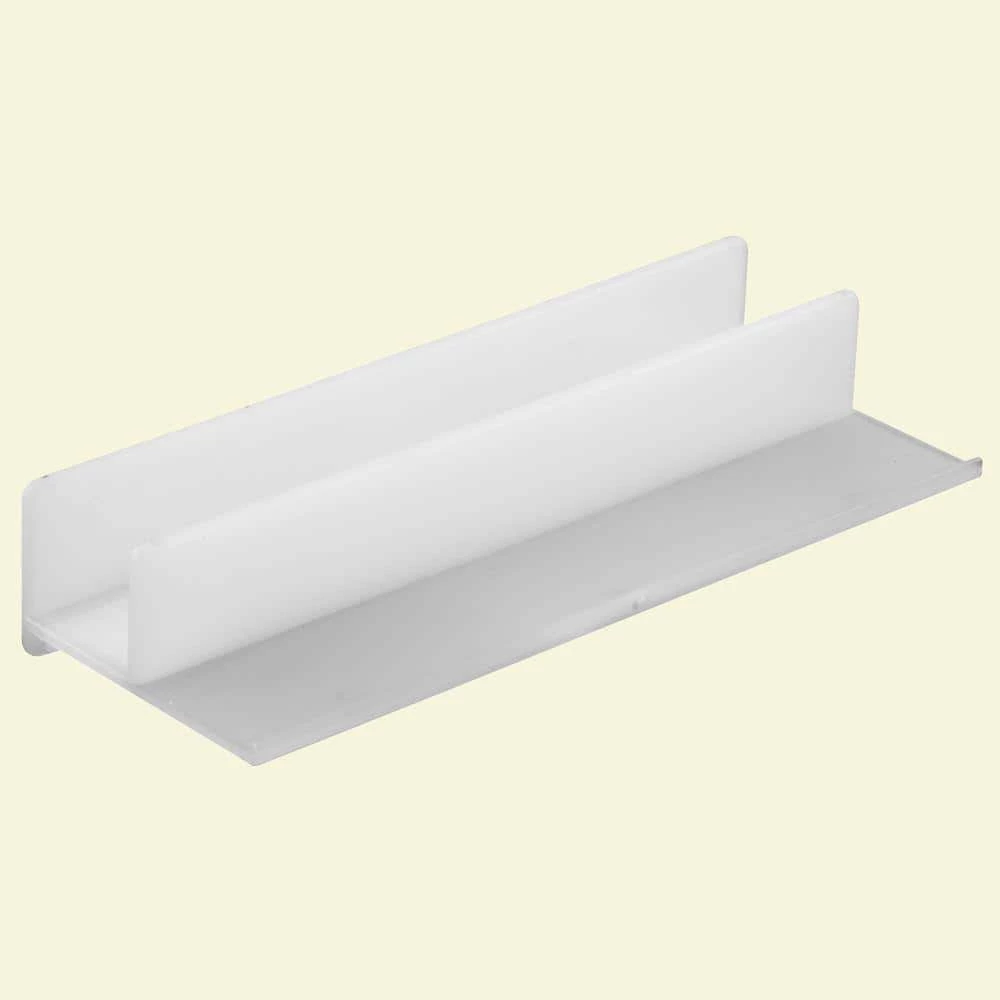 Promo โ๏ธ Prime-Line Sliding Shower Door Bottom Guide, 5/8 in. Channels, Plastic Construction, White ๐ฅ 3 Promo โ๏ธ Prime-Line Sliding Shower Door Bottom Guide, 5/8 in. Channels, Plastic Construction, White ๐ฅ