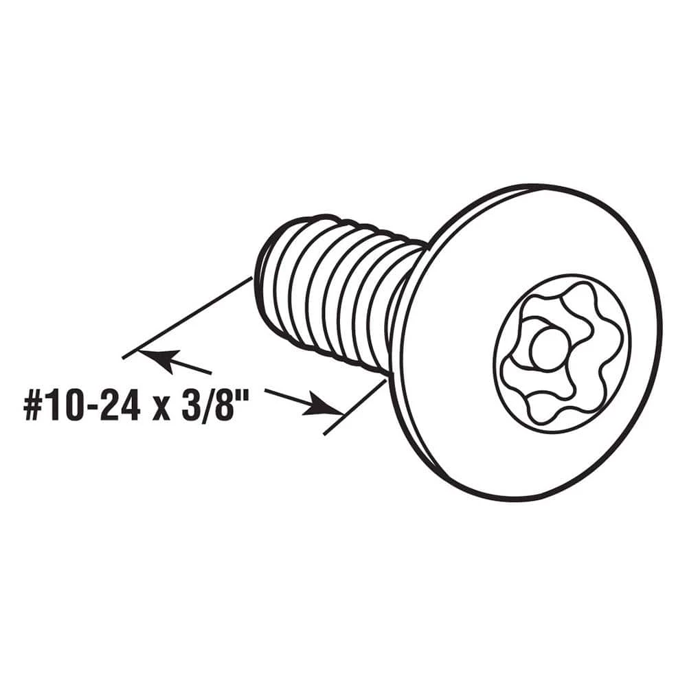 Discount ⭐ Prime-Line #10-24 x 3/8 in. Stainless Steel T-27 Torx Pan Head Shoulder Screw Construction (100 Pack) 🔥 4 Discount ⭐ Prime-Line #10-24 x 3/8 in. Stainless Steel T-27 Torx Pan Head Shoulder Screw Construction (100 Pack) 🔥 - Image 2
