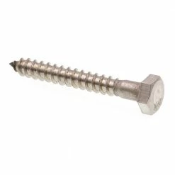 Best Sale 👍 Prime-Line 1/4 in. x 2 in. Hex Drive Hex Head Grade-18 to Grade-8 Stainless Steel Lag Screw (25-Pack) 🎉