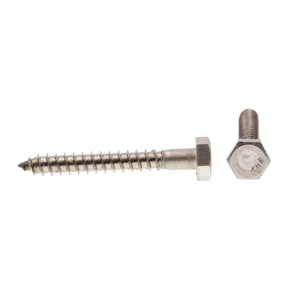Best Sale ๐ Prime-Line 1/4 in. x 2 in. Hex Drive Hex Head Grade-18 to Grade-8 Stainless Steel Lag Screw (25-Pack) ๐ 4 Best Sale ๐ Prime-Line 1/4 in. x 2 in. Hex Drive Hex Head Grade-18 to Grade-8 Stainless Steel Lag Screw (25-Pack) ๐ - Image 2