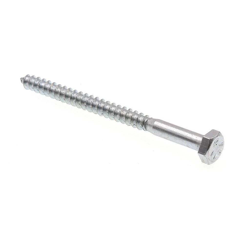 Best Sale 😀 Prime-Line 1/4 in. x 3-1/2 in. Grade A307 Zinc Plated Steel Hex Lag Screws (100-Pack) 😍 3 Best Sale 😀 Prime-Line 1/4 in. x 3-1/2 in. Grade A307 Zinc Plated Steel Hex Lag Screws (100-Pack) 😍
