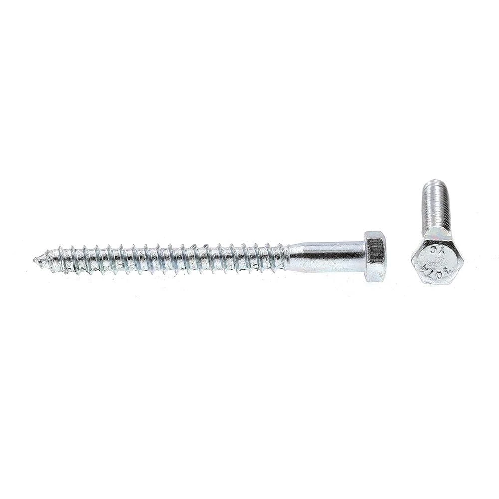 Hot Sale ๐ Prime-Line A307 Grade A Zinc Plated Steel 3/8 in. x 4 in. External Hex Lag Screws (50-Pack) ๐ฏ 4 Hot Sale ๐ Prime-Line A307 Grade A Zinc Plated Steel 3/8 in. x 4 in. External Hex Lag Screws (50-Pack) ๐ฏ - Image 2
