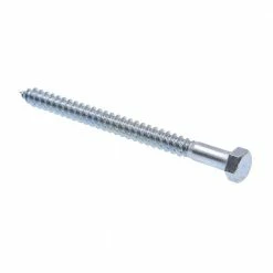 Deals 🧨 Prime-Line 3/8 in. x 5 in. Grade A307 Zinc Plated Steel Hex Lag Screws (50-Pack) 🎉