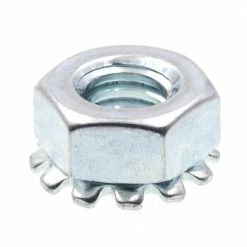 Top 10 🌟 Prime-Line 1/4 in.-20 Zinc Plated Steel K-Lock Nuts with External Tooth Washer (50-Pack) ❤️
