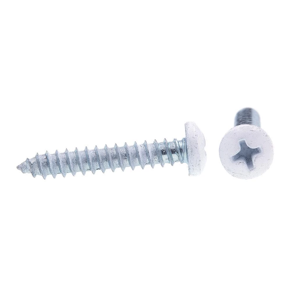 New ๐งจ Prime-Line #8 x 1 in. Phillips Drive Pan Head Sheet Metal Screws Self-Tapping Zinc Plated Steel with White Head (25-Pack) ๐ฅฐ 4 New ๐งจ Prime-Line #8 x 1 in. Phillips Drive Pan Head Sheet Metal Screws Self-Tapping Zinc Plated Steel with White Head (25-Pack) ๐ฅฐ - Image 2