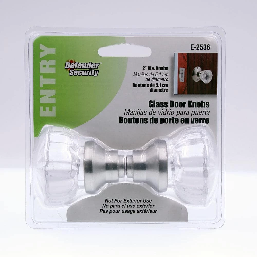 New ⭐ Prime-Line Fluted Glass Door Knobs with Satin Nickel Finished Bases, 2 in. Outside Diameter, Indoor Use 🤩 9 New ⭐ Prime-Line Fluted Glass Door Knobs with Satin Nickel Finished Bases, 2 in. Outside Diameter, Indoor Use 🤩 - Image 7