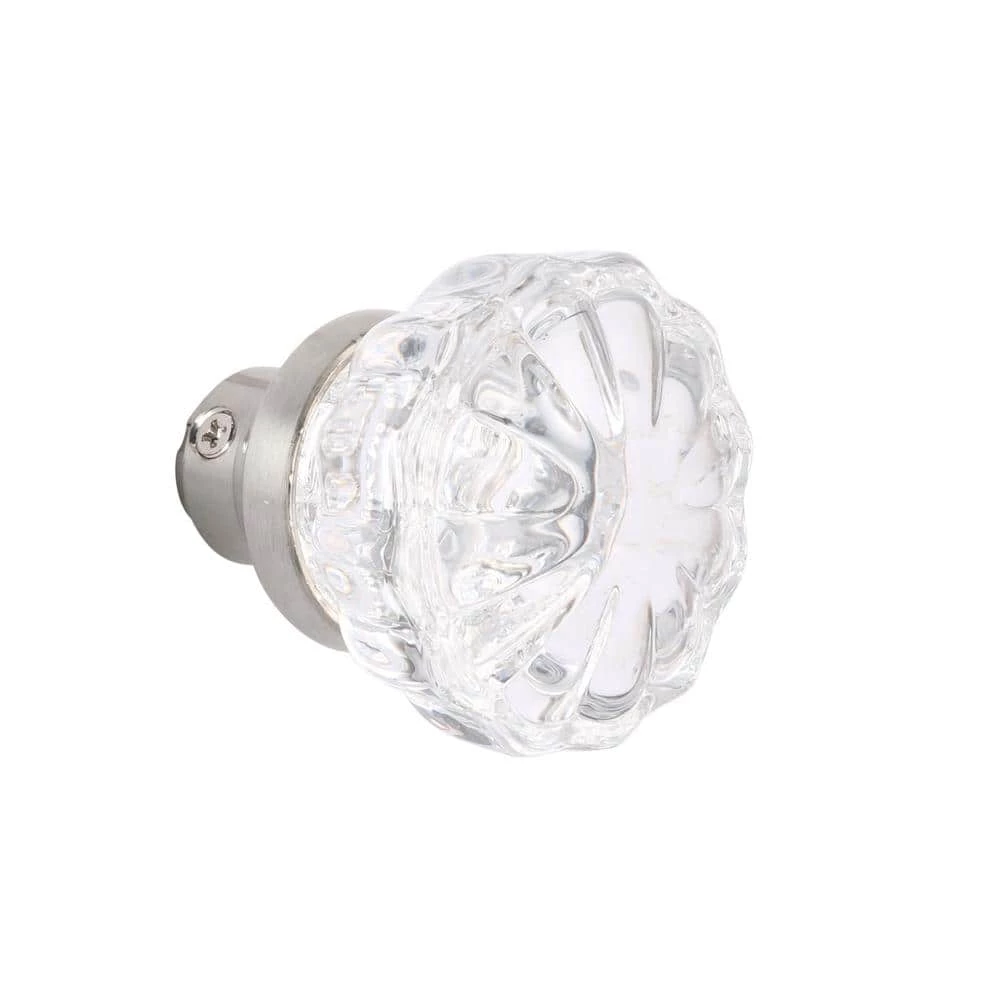 New ⭐ Prime-Line Fluted Glass Door Knobs with Satin Nickel Finished Bases, 2 in. Outside Diameter, Indoor Use 🤩 6 New ⭐ Prime-Line Fluted Glass Door Knobs with Satin Nickel Finished Bases, 2 in. Outside Diameter, Indoor Use 🤩 - Image 4