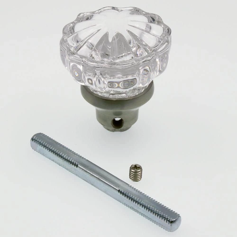 New ⭐ Prime-Line Fluted Glass Door Knobs with Satin Nickel Finished Bases, 2 in. Outside Diameter, Indoor Use 🤩 12 New ⭐ Prime-Line Fluted Glass Door Knobs with Satin Nickel Finished Bases, 2 in. Outside Diameter, Indoor Use 🤩 - Image 10