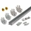 Outlet ⭐ Prime-Line 96in. Galvanized Steel Bypass Closet Door Track Kit 🛒