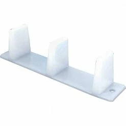 Promo 🧨 Prime-Line Sliding Closet Door Bottom Guide, 4-3/16 in., Plastic, White (2-pack) ⌛