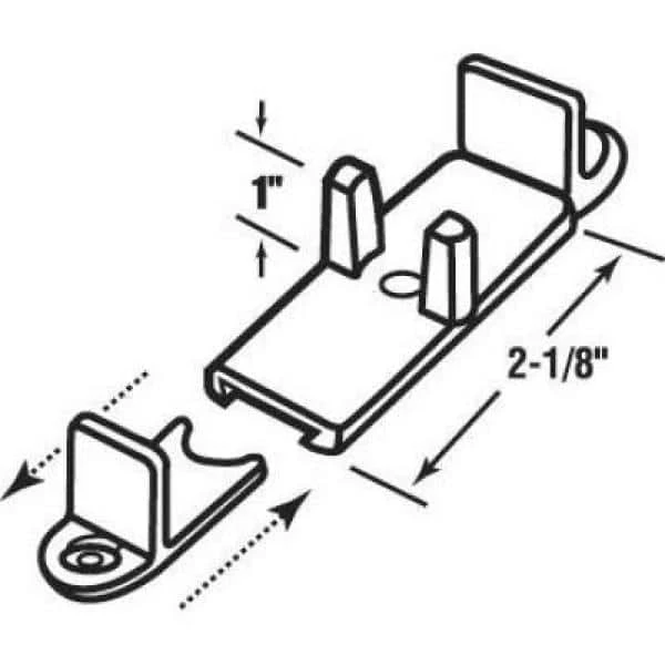 New 🔔 Prime-Line Tan Nylon, Closet Door Floor Guide (2-pack) ⭐ 4 New 🔔 Prime-Line Tan Nylon, Closet Door Floor Guide (2-pack) ⭐ - Image 2