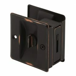 Cheapest ๐ฏ Prime-Line Pocket Door Privacy Lock and Pull, 2-3/4 in. tall, Classic Bronze โจ