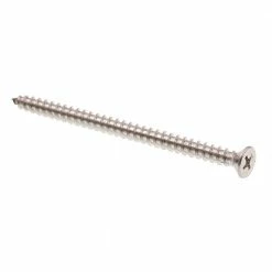 Deals โจ Prime-Line #10 X 3 in. Grade 18-8 Stainless Steel Phillips Drive Flat Head Self-Tapping Sheet Metal Screws (100-Pack) โ