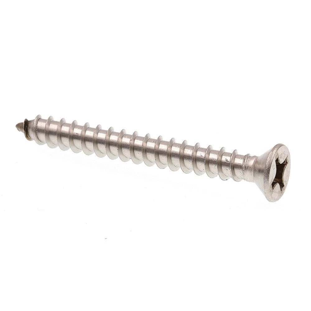 Promo 👏 Prime-Line #12 X 2 in. Grade 18-8 Stainless Steel Phillips Drive Flat Head Self-Tapping Sheet Metal Screws (100-Pack) ❤️ 3 Promo 👏 Prime-Line #12 X 2 in. Grade 18-8 Stainless Steel Phillips Drive Flat Head Self-Tapping Sheet Metal Screws (100-Pack) ❤️