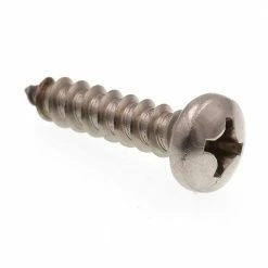 New 🤩 Prime-Line #12 x 1 in. Grade 18-8 Stainless Steel Phillips Drive Pan Head Self-Tapping Sheet Metal Screws (25-Pack) 👏