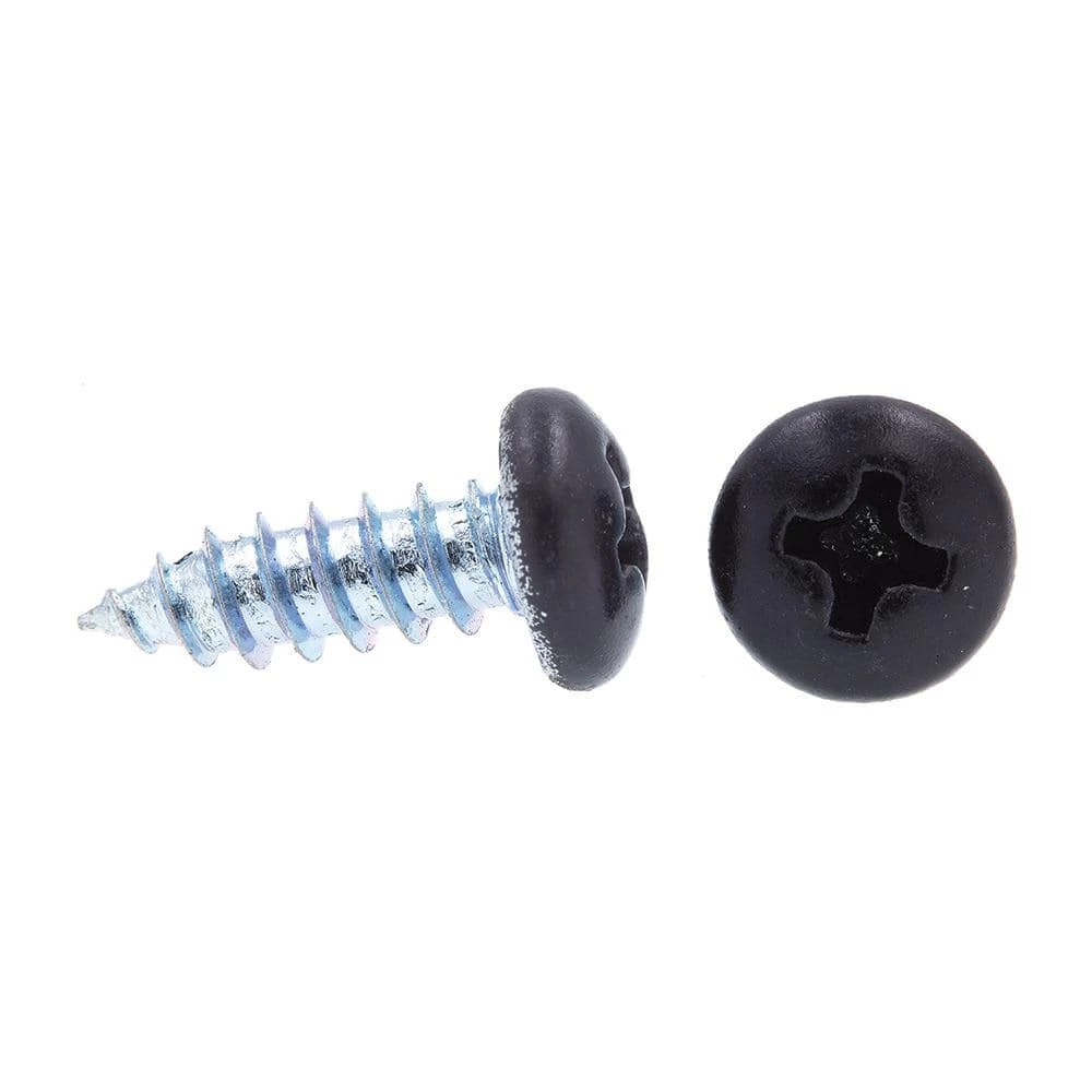 Budget ๐ฅ Prime-Line #8 x 1/2 in. Zinc Plated Steel With Black Head Phillips Drive Pan Head Self-Tapping Sheet Metal Screws (25-Pack) ๐ฅ 4 Budget ๐ฅ Prime-Line #8 x 1/2 in. Zinc Plated Steel With Black Head Phillips Drive Pan Head Self-Tapping Sheet Metal Screws (25-Pack) ๐ฅ - Image 2