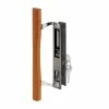 Best deal 💯 Prime-Line Sliding Glass Door Handle Set, 6-5/8 in., Diecast and Wood, Hook Style, Flush Mount, Keyed 👍