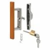 Coupon 💯 Prime-Line Diecast with Wood Handle, Gray, Patio Door Handle, Tee Lock, Keyed ✔️ -Hot Sale Prime-Line Shop prime line sliding door handles c 1064 64 1000