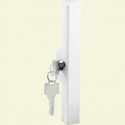 Brand new ❤️ Prime-Line Diecast, White, Outside Patio Door Pull with Key 😍