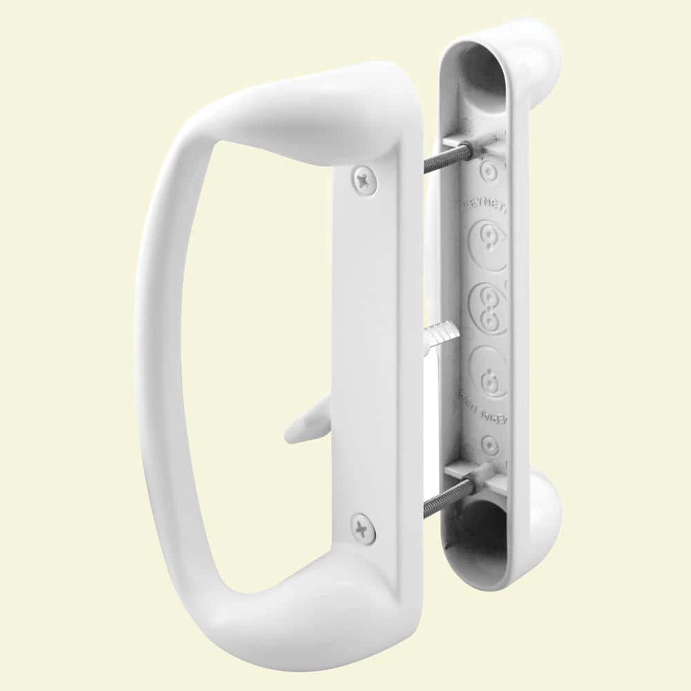 Brand new 🔔 Prime-Line Sliding Glass Door Handle Set, 3-15/16 in., Diecast, White, Mortise/Hook Style ⭐ 3 Brand new 🔔 Prime-Line Sliding Glass Door Handle Set, 3-15/16 in., Diecast, White, Mortise/Hook Style ⭐