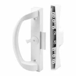 Best reviews of 🧨 Prime-Line Diecast, White, Patio Door Handle Set with Clamp Upgrade 🔔
