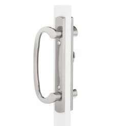 Best Sale 🌟 Prime-Line Diecast, Satin Nickel, Patio Door Handle, Offset Thumb turn 🌟 -Hot Sale Prime-Line Shop prime line sliding door handles c 1282 40 1000