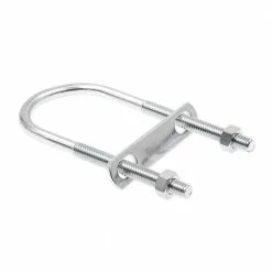 Flash Sale 🔔 Prime-Line 5/16 in.-18 x 2 in. x 4-11/16 in. - (1-1/2 in. Pipe) Zinc Plated Steel Round Bend Long Tangent U-Bolts (10-Pack) ✨