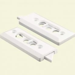 Cheap ✨ Prime-Line Tilt Latch Pair, White Plastic Construction, spring-loaded, 2-1/8 in. Hole Centers 🛒